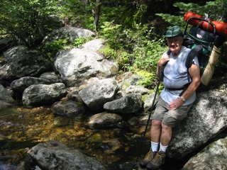 A rest break by the Rocky Branch